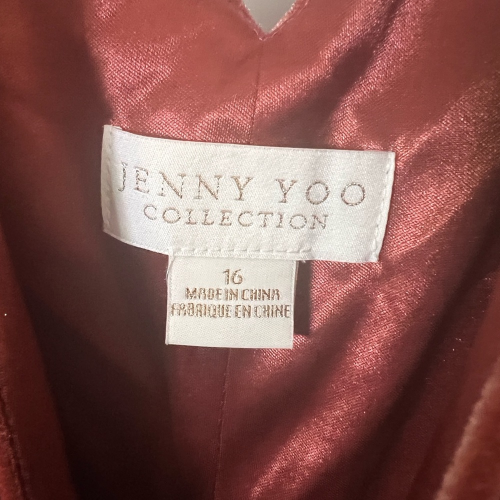 Jenny Yoo Marin - English Rose Velvet Dress - Picture 2 of 3
